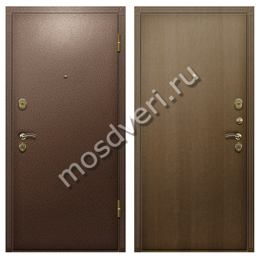 Дверь утепленная с порошковым напылением и МДФ - купить от производителя Мосдвери Дверь утепленная с порошковым напылением и МДФ
