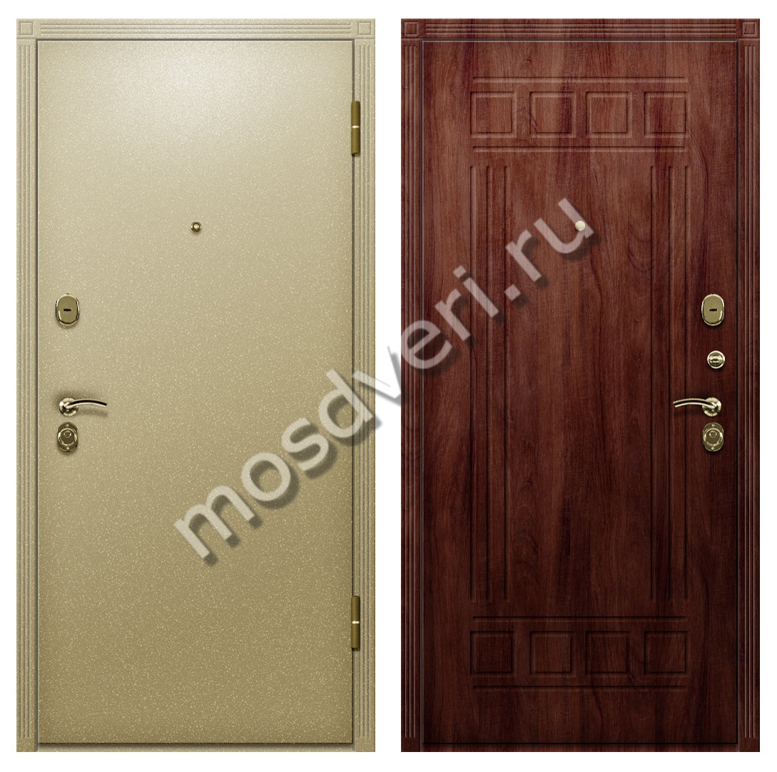 Одностворчатая входная дверь теплая для частного дома TD-143 - купить от производителя Мосдвери Одностворчатая входная дверь теплая для частного дома TD-143