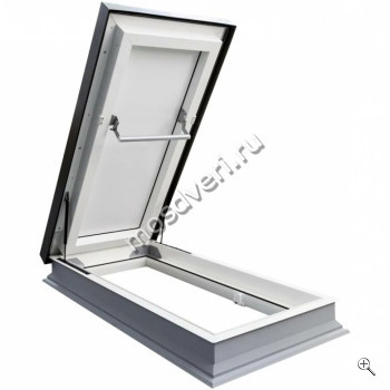 Металлический люк на крышу белого цвета Л-124 - купить от производителя Мосдвери Металлический люк на крышу белого цвета Л-124