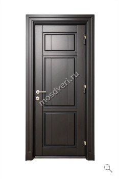 Темная красивая входная дверь в квартиру филенчатый МДФ КДД-029 - купить от производителя Мосдвери Темная красивая входная дверь в квартиру филенчатый МДФ КДД-029